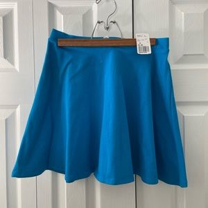 NWT Forever 21 Blue Skater Skirt